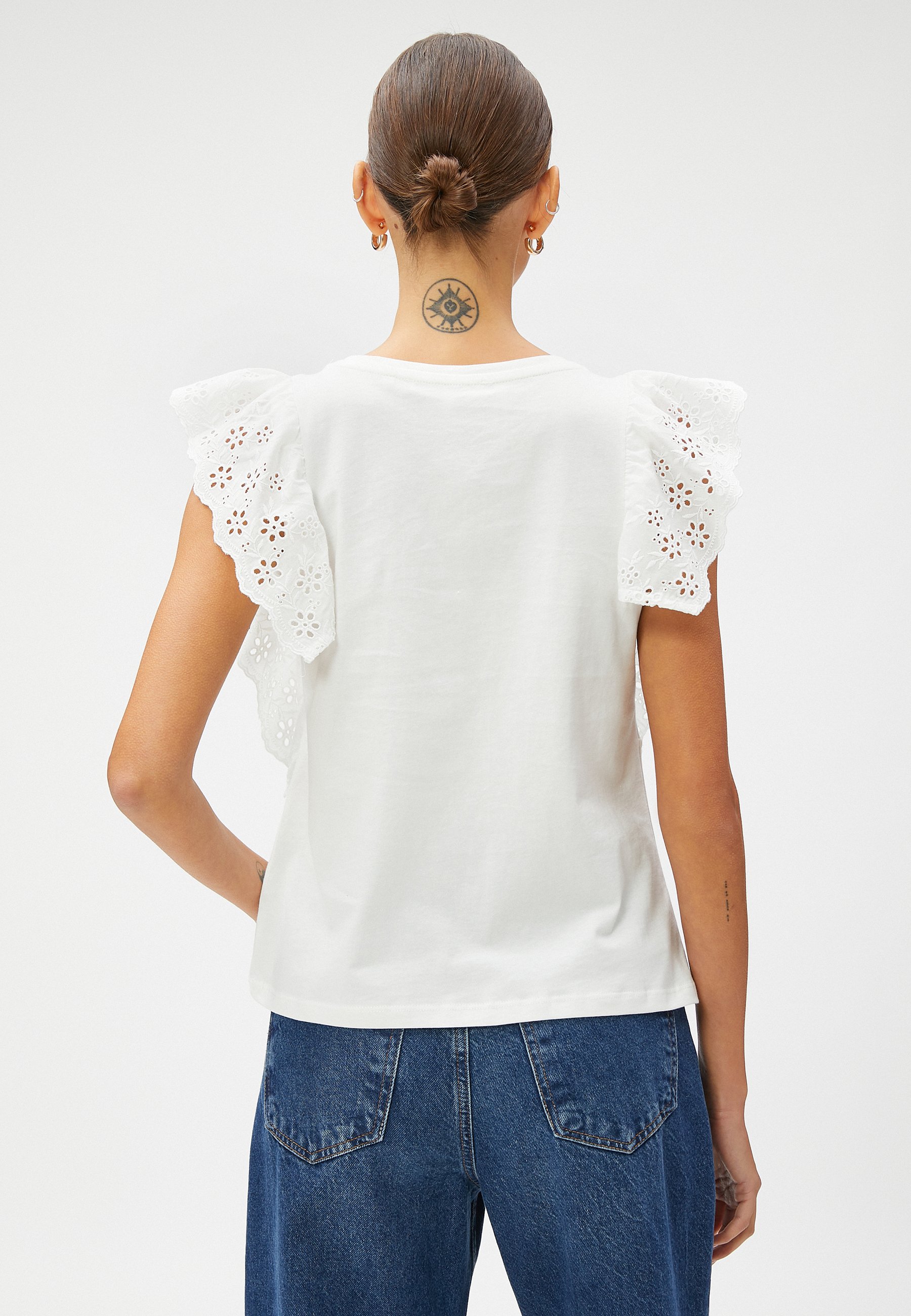 T-shirt Basique Fille NEXT Coton Beige Taille 8 Ans – Occasion Très Bon état