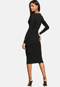 Lipsy STUDDED MIDI  - Laisvo kirpimo suknelė - black