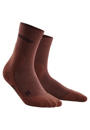 CEP COLD WEATHER COMPRESSION SOCKS RUNNING MID CUT MEN - MADE IN GERMANY - Sportsocken - dark orange