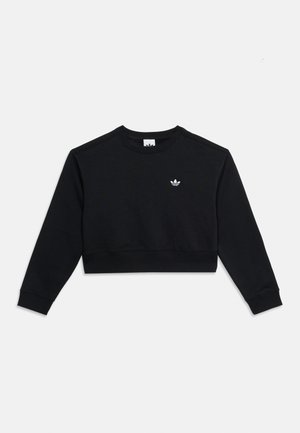 adidas Originals, BOXY CREW JUNIOR - Pusa - black