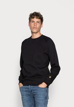 Carhartt WIP CHASE - Sweatshirt - black/gold/noir - ZALANDO.FR