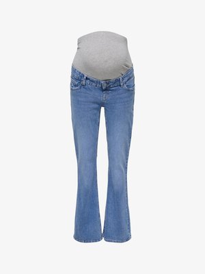 ONLY MATERNITY, Flared fit OLMBLUSH - Zvonové džínsy - light blue denim