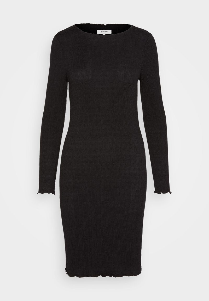 b.Young Gebreide jurk zwart b.Young Gebreide jurk zwart