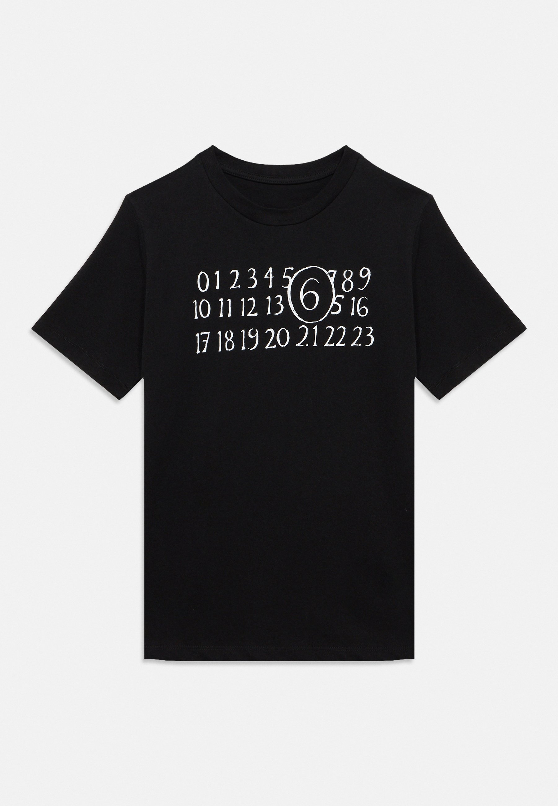 MM6 Maison Margiela UNISEX - Print T-shirt - black - Zalando.co.uk
