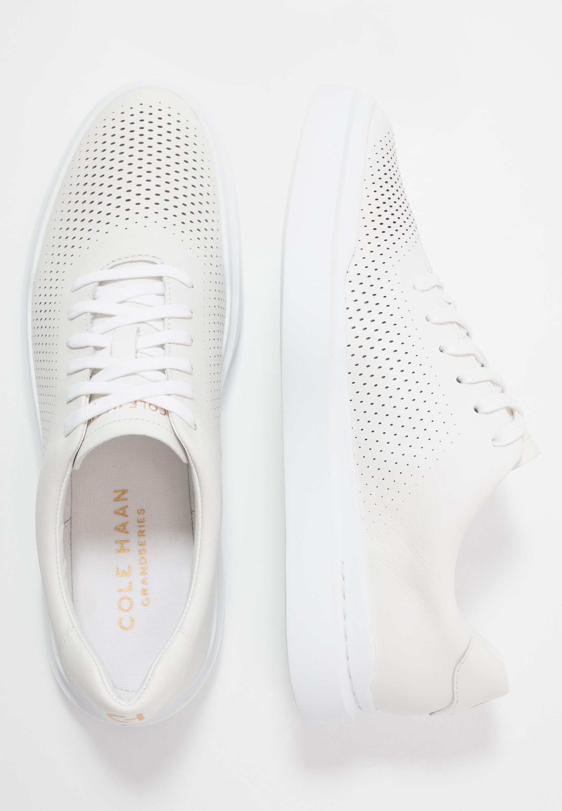 Cole Haan GRANDPRO RALLY LASER CUT Joggesko whitehvit Cole Haan GRANDPRO RALLY LASER CUT Joggesko whitehvit