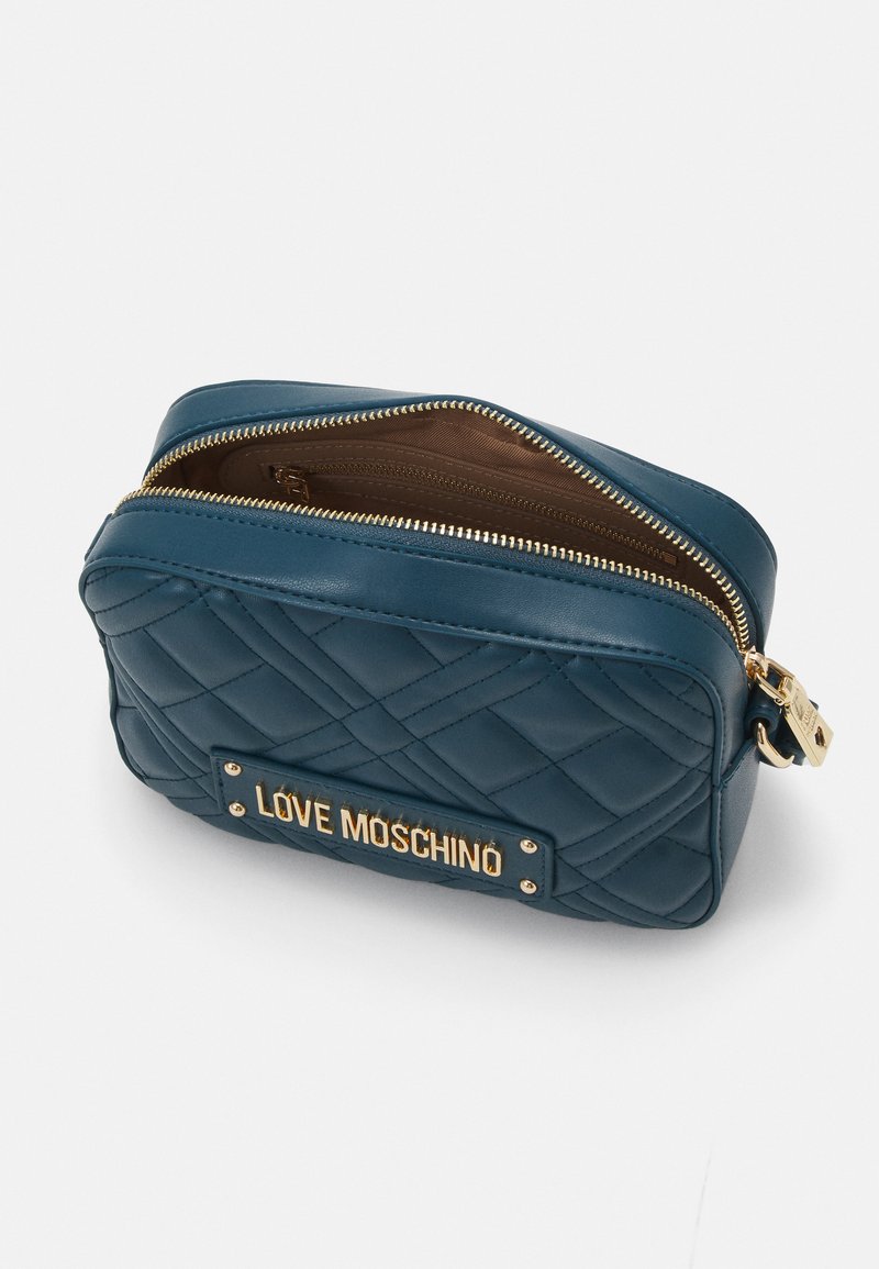Love Moschino QUILTED BAG Cross body bag emerald green/green
