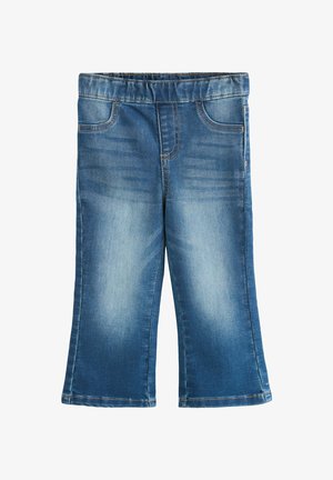 Next, REGULAR FIT - Flared jeans - mid blue denim