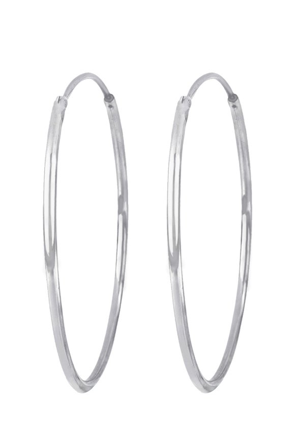 HOOPS BASIC - Ohrringe - silberfarben