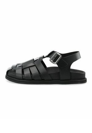 Ca'Shott CASJENNY FISHERMAN VEGETABLE TANNED  - Sandalias de senderismo - black