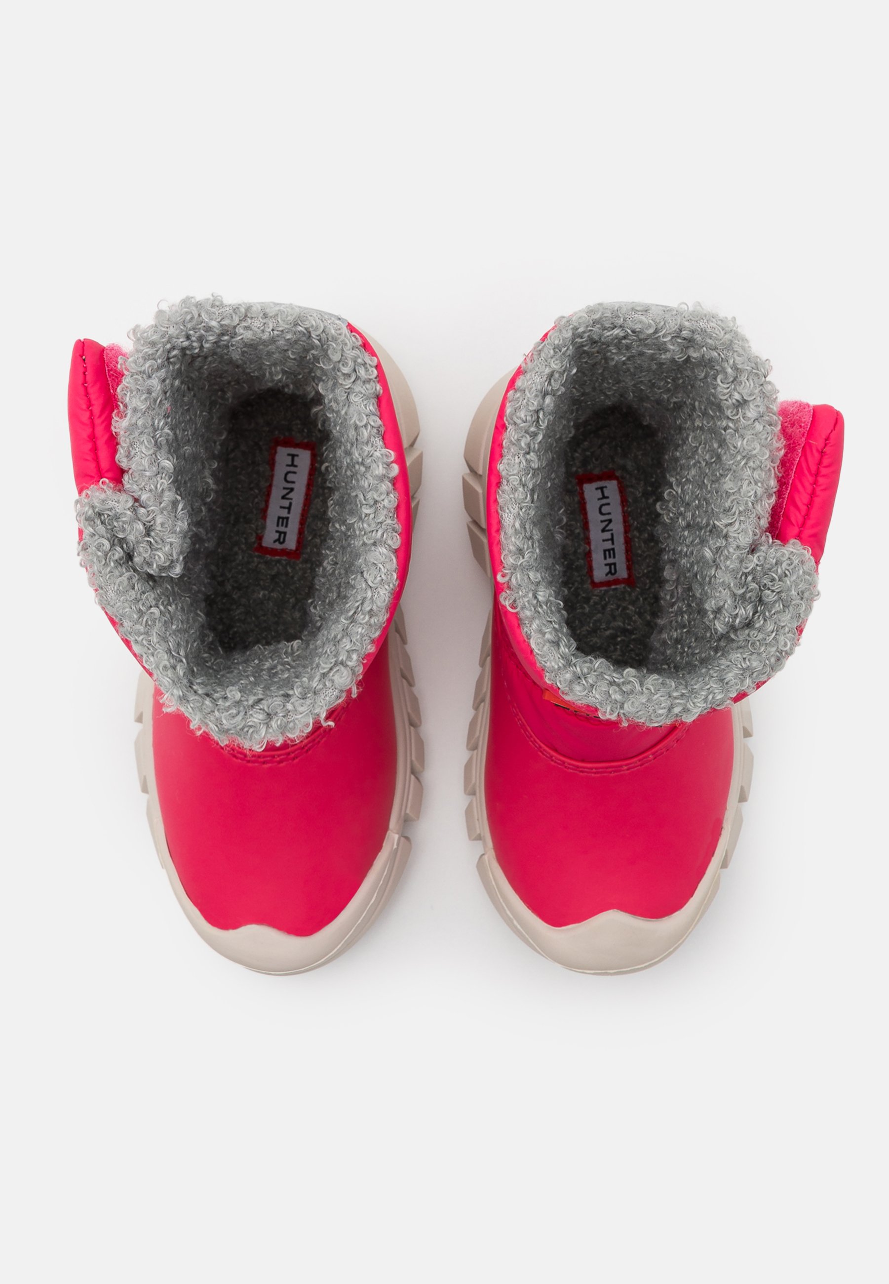 bright pink boots