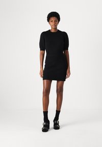 Davida Cashmere PUFF SLEEVE  - Vesta - black