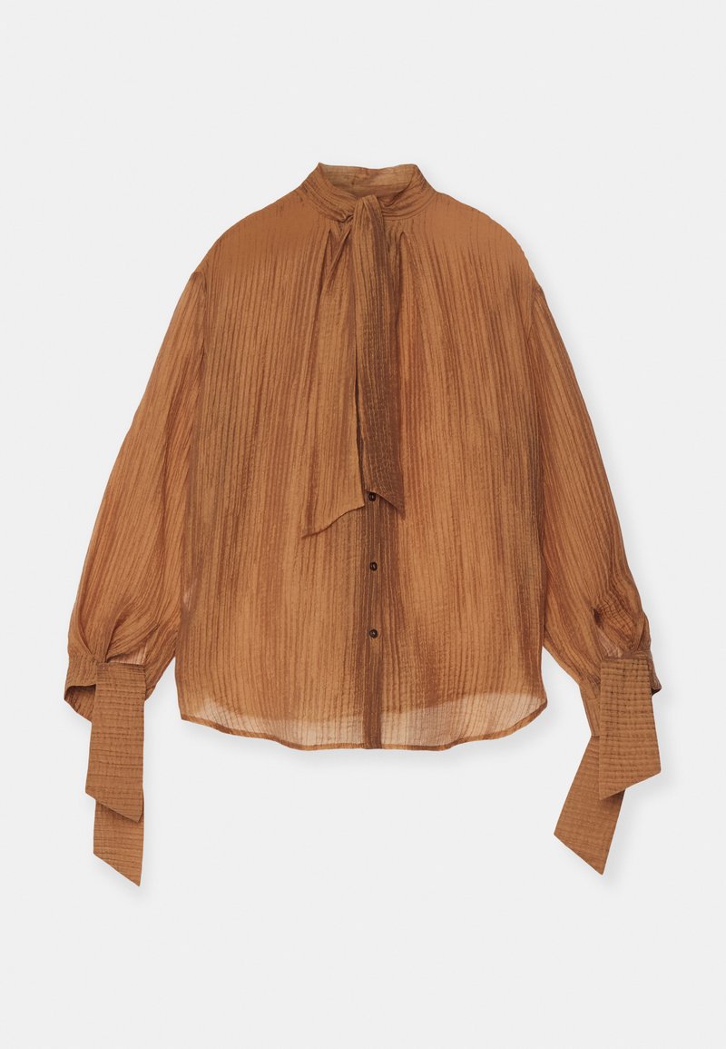 Holzweiler Overhemdblouse bruin Holzweiler Overhemdblouse bruin