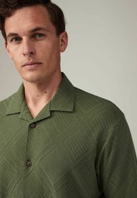 Next TEXTURED SHORT SLEEVE - Majica - green
