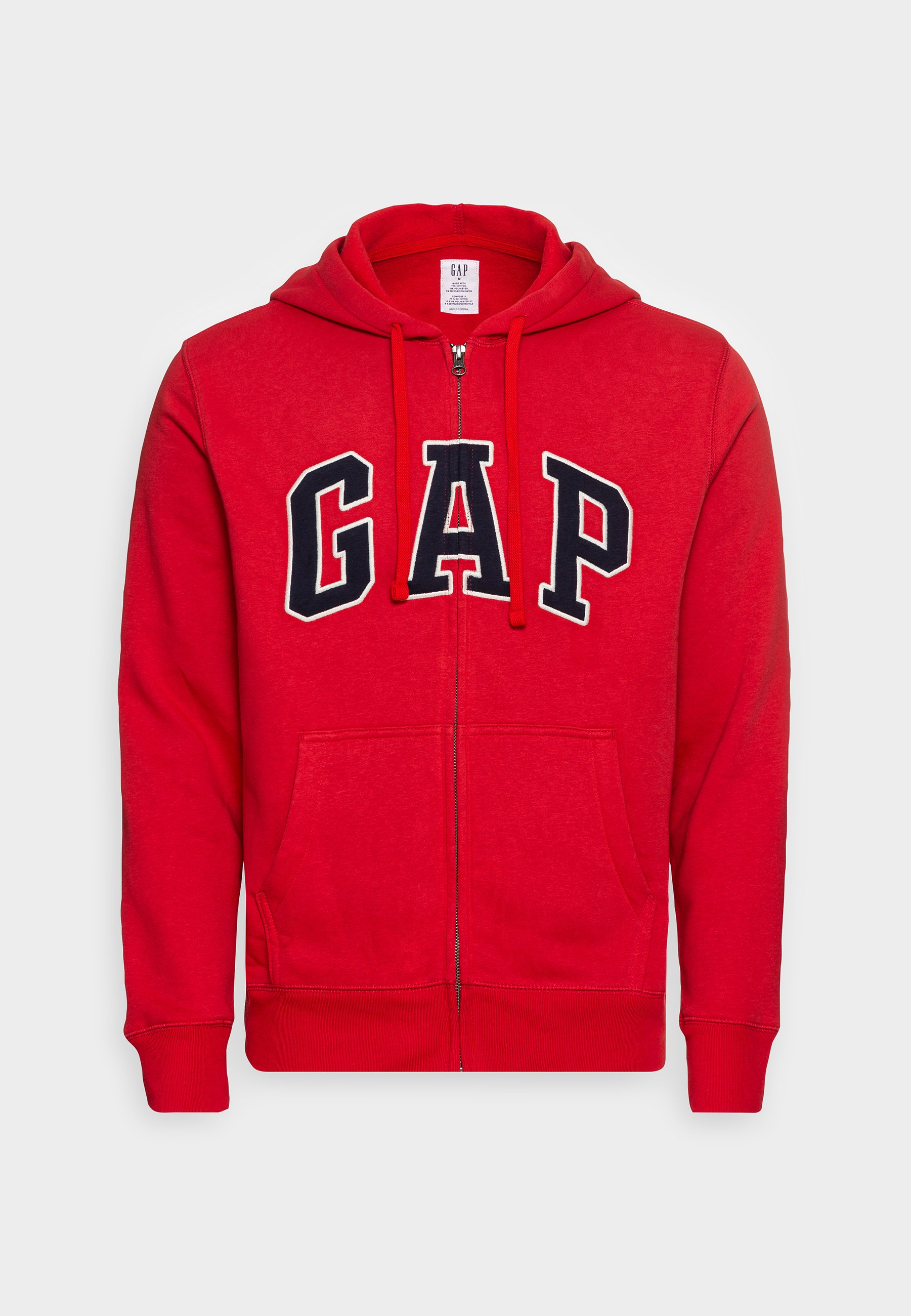 GAP HERITAGE LOGO - Sudadera cremallera - modern red/rojo