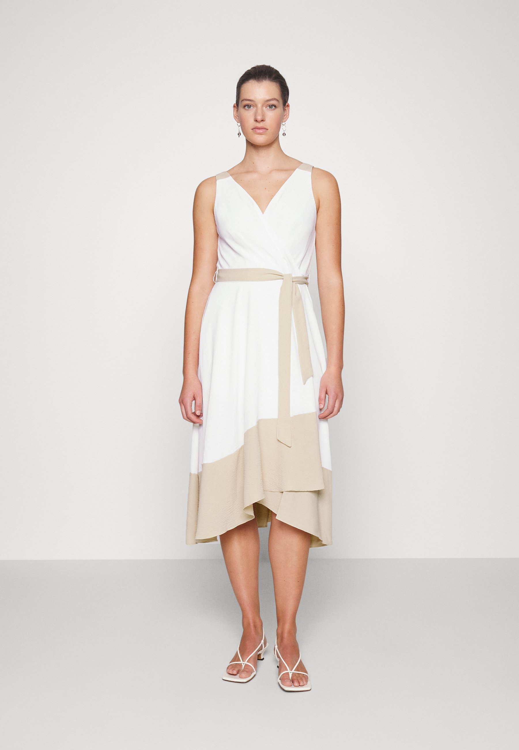 white dress dkny