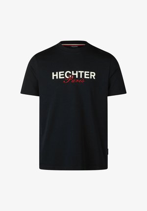 Hechter Paris, Print T-shirt - dunkelblau