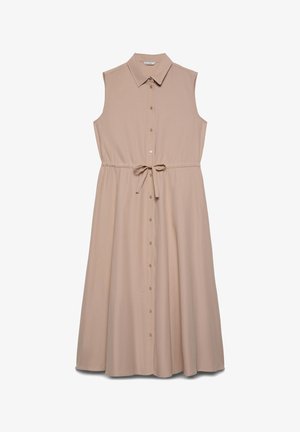 Calliope, ABITO TINTA UNITA - Abito a camicia - beige medio