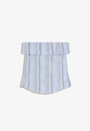 Bershka, TOP - Felső - light blue