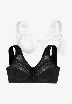 LASCANA, 2 PACK - Bügel BH - schwarz weiß