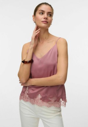 Vero Moda BLUSE VMGINNY TOP - Top - nostalgia rose