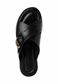 Tamaris Mules - black leather