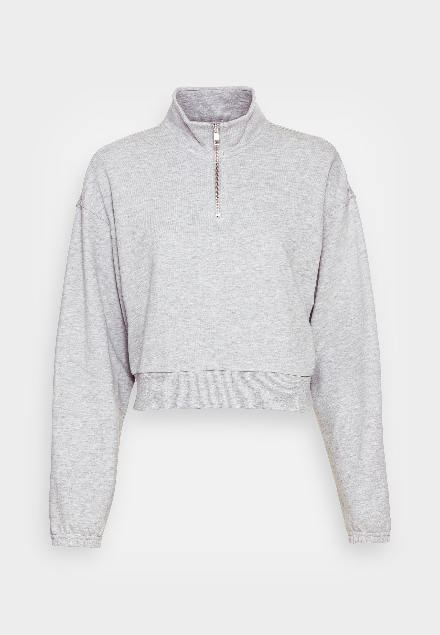 Even\u0026Odd CROPPED WITH HALF ZIP COLLAR 