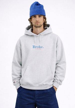 Pockies BROKE HOODIE - Hættetrøje - grey