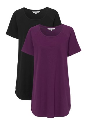 Cellbes of Sweden ALEX BIG - T-Shirt print - plum  black