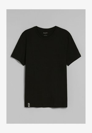 REGULAR FIT - Navadna majica - black
