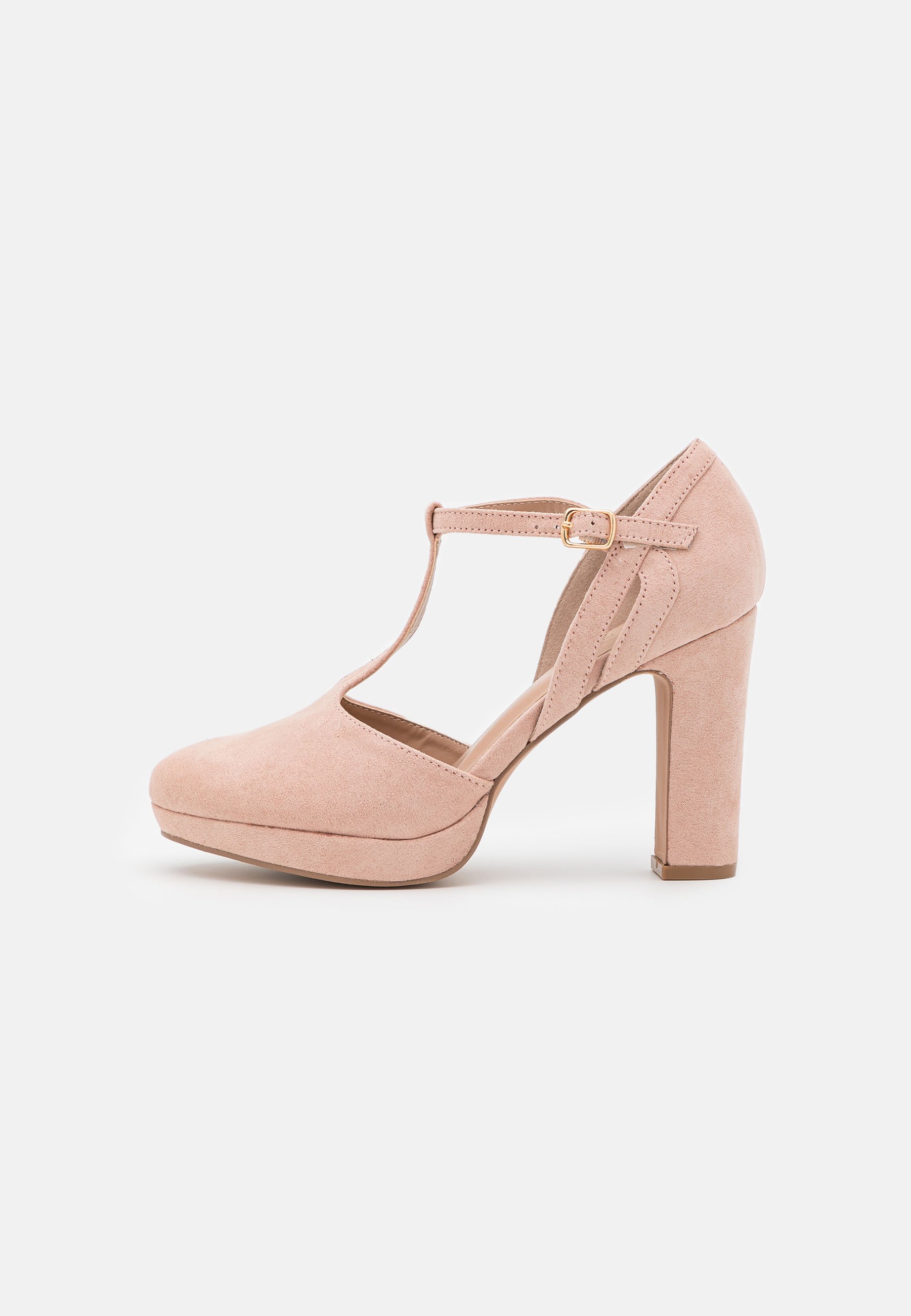 light pink platform heels
