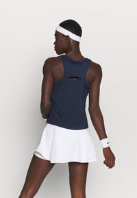Nike Performance TANK - Top - obsidian/white