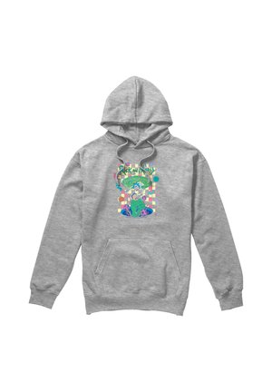 Cotton Soul, RICK AND MORTY FALLING PORTALS - Kapuzenpullover - mottled light grey