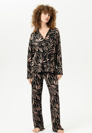 mey, MEY SCHLAFANZUG SERIE VIVID BLOOM FLORAL SET - Pyjama set - schwarz