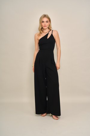 VALENCIA CUT - Lühikeste varrukatega bodi - black