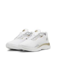 Puma SOFTRIDE ORLA DREAM - Chaussures de running sur route - white gold matte gold