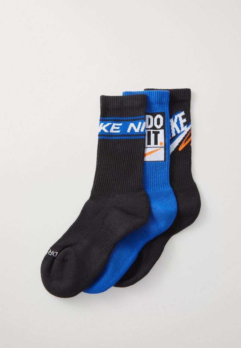 Nike Performance - CREW UNISEX 3 PACK - Sporta zeķes - black/white/sport royal, Palielināt