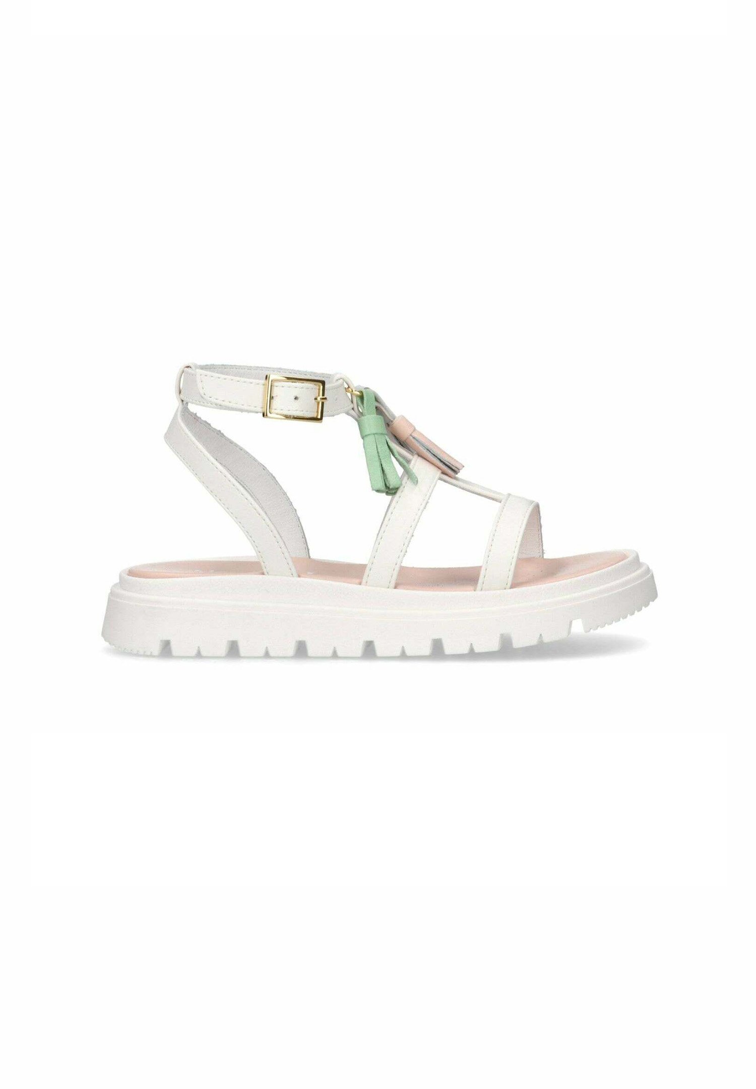 Morelli CON NAPPINE DECORATIVE Sandali bianco