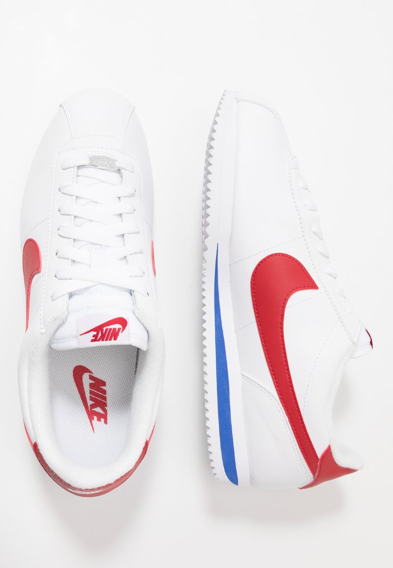 Nike CORTEZ BASIC Zapatillas white/varsity red/varsity royal/blanco - Zalando.es