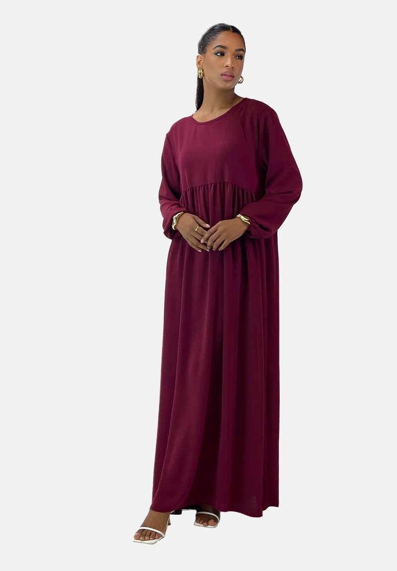 Elara ABAYA - Maxiklänning - weinrot