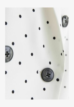Reiss, REGULAR FIT - BEATRIX POLKA-DOT DOUBLE-BREASTED SUIT BLAZER . - Rövid kabát - white/navy