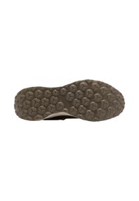 Suola della scarpa con un design testurizzato caratterizzato da battistrada circolari. Materiale in gomma di tonalità beige. Forma sagomata per una migliore aderenza.