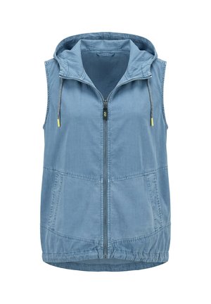 LAURASØN, WESTE, KAPUZE, TUNNELZUG - Vest - blue grey