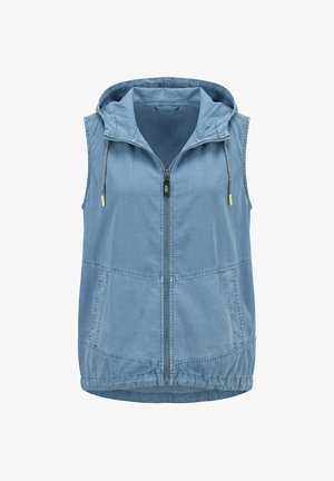 LAURASØN, WESTE, KAPUZE, TUNNELZUG - Weste - blue grey