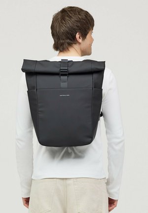Kapten & Son, KAPTEN & SON RUCKSACK LUND BASIC UNISEX - Tagesrucksack - sleek all black