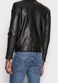Selected Homme Kožená bunda - black