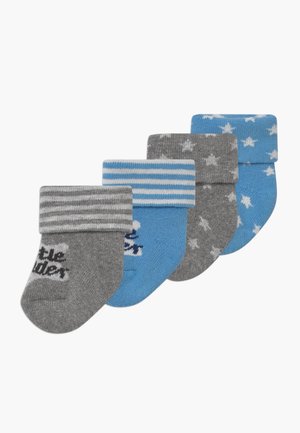 Ewers NEWBORN 4 PACK - Socks - hellblau/grau