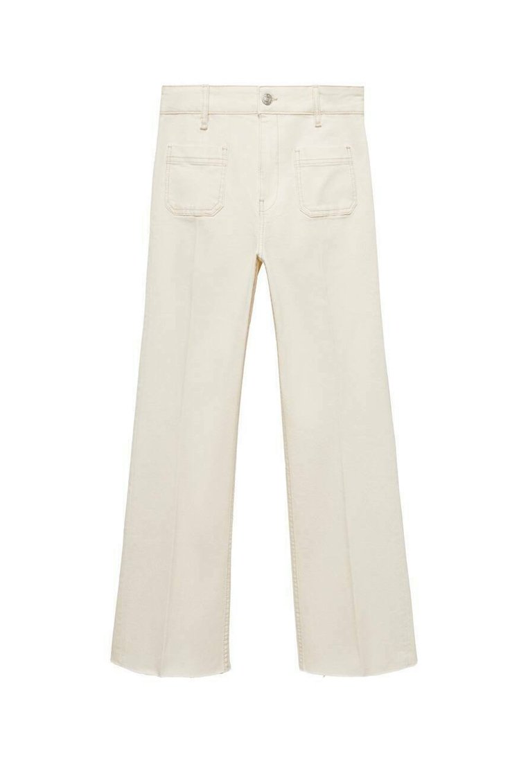 Mango Flared Jeans crème