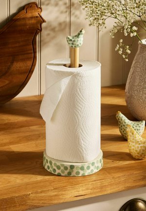 Next, PAT THE CHICKEN KITCHEN ROLL HOLDER UNISEX - Toilet accessory - sage green