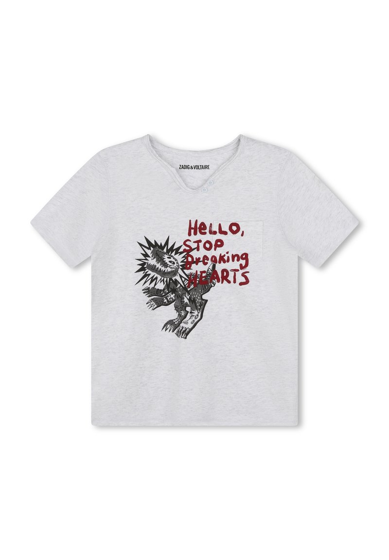 Zadig & Voltaire T-shirt print grijs Zadig & Voltaire T-shirt print grijs