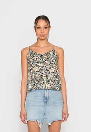 ONLFREDERIKKE SINGLET - Top - cloud dancer/yellow mix